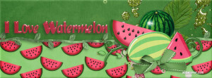 Love Watermelon Facebook Cover