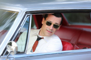 Don Draper is a man who can wear a pair of sunglasses