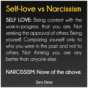 self love vs narcissism abuse recovery toxic narcissist narcissist ...