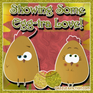 Showing Love Chickens Eggs quote