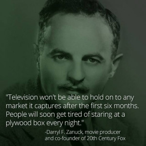 Film producer Darryl F Zanuck was born on September 5 1902 in Wahoo