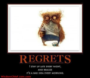 REGRETS: Why I Stay Up Late Every Night, Have A Terrible Mornings And ...