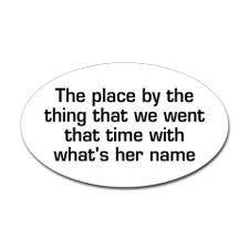 Liz Roswell Quotes Oval Sticker for