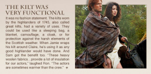 Kilts Are the Focus of the Newest ‘Outlander’ Newsletter