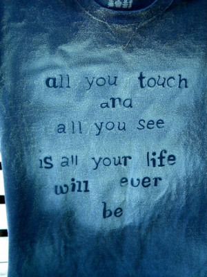 Pink Floyd Breath Song Lyrics Quote Music Band Mens or Womens T Shirt ...