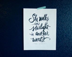 Love Quote, Tolkien Quote, Hobbit Quote, Starlight, Couples, Wedding ...