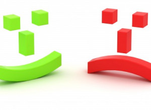 half happy half sad face