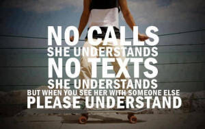 Please Understand, We can't wait around forever.