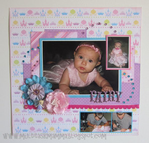 Fairy Baby Scrapbook Page
