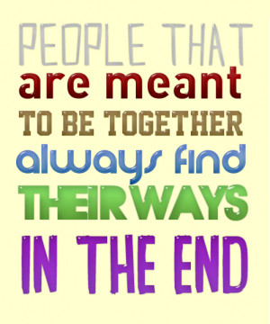 The Couple's That Are Meant to Be Quotes