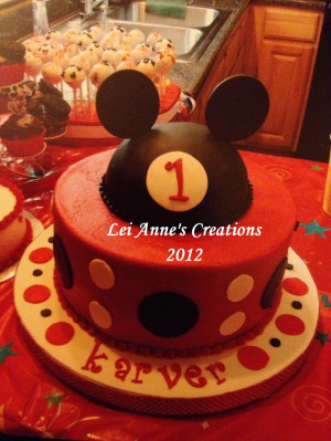 Mickey Mouse Cake for SylvanCake Mason