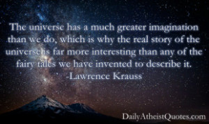 Lawrence Krauss – The universe has a much greater imagination