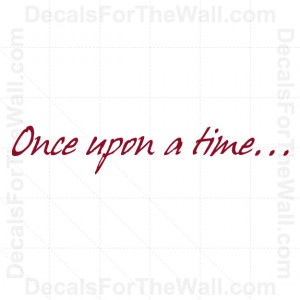 Once-Upon-a-Time-Love-Wall-Decal-Vinyl-Art-Sticker-Quote-Decoration ...