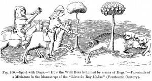 Medieval people considered hunting wild boar to be extremely dangerous ...