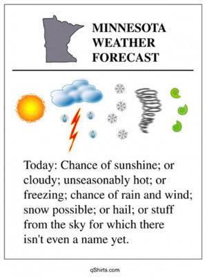 Vh Funny Minnesota weather forecast