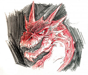 Smaug Sketch By Mistermoster