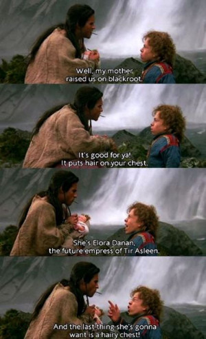 Willow. Greatest movie ever, I need to rent this for the boys.