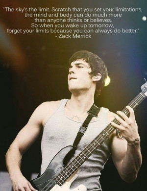 Zack Merrick of All Time Low: All Time Low Zack, Favorite Quote, Zack ...