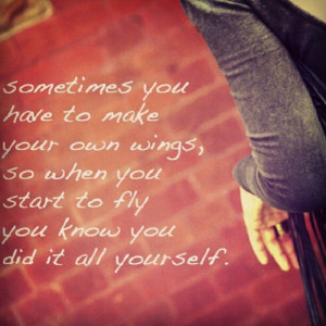 On My Own… #Quotes #Life #Lessons (Taken with Instagram )