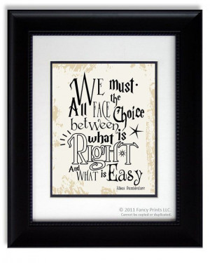 Harry Potter movie quote print Albus by FancyPrintsforHome on Etsy, $ ...