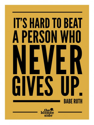 sign babe ruth quotes babe ruth babe ruth inspirational sports quotes ...