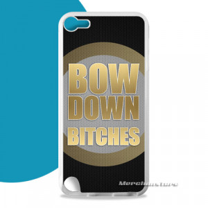 Bow Down Quote Gold iPod 5 Touch Case