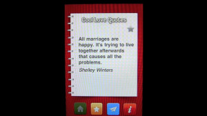 Cool Love Quotes iPhone App Demo - CrazyMikesapps | PopScreen