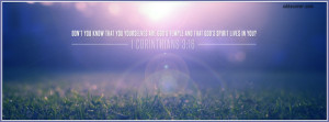 God's Temple Facebook Cover