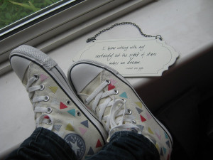 Converse + quotes by Rainbow-pixie