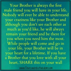 To my Brothers ... Love you both