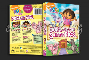 little pigs dvd cover dora and the 3 little pigs