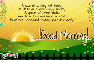 Funny Good Morning Quote & This Funny Morning Make Smile To Say A cup ...