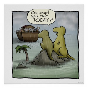 dinosaurs noah s ark procrastination and oh crap funny hilarious ...