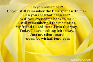 Back > Quotes For > Broken Friendship Poems