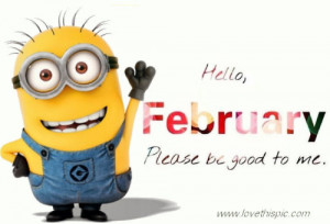 Hello February Minion