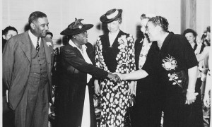Mary McLeod Bethune and Eleanor Roosevelt at the opening of Midway ...