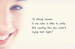 Morning quotes: Strong woman