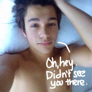 austin mahone shirtless instagram picture morning