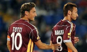 Francesco Totti & Hidetoshi Nakata