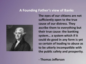Jefferson on the US Banking System