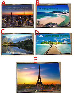 ... eiffel-travel-quotes-Leather-Passport-Cover-Holder-Travel-Wallet-Case