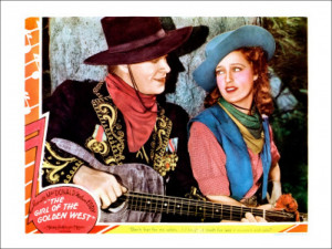 The Girl of the Golden West Nelson Eddy Jeanette Macdonald 1938