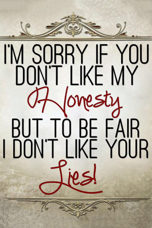 Honesty and lies