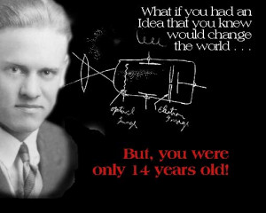 Philo Taylor Farnsworth, born August 19, 1906