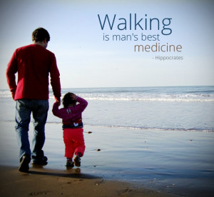 Walking is a cure for the heart.