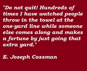 joseph cossman quotes | ... quotes of e joseph cossman e joseph ...