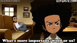 Weed the boondocks boondocks riley freeman huey freeman gif