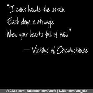 can't handle the strain....