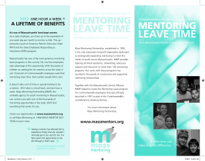 Serv Youth Mentoring Brochure picture