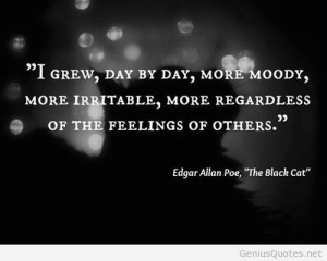 The black cat, Edgar Allan Poe